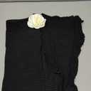 Verdusa Women's Beach Vacation Clothes Sarong Pareo Crochet Swimsuit Cover Ups Skirts Black Medium
