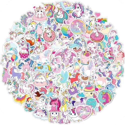 Unicorns Stickers 9 Pcs Waterproof Vinyl Stickers for Water Bottles
