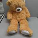 HollyHOME Big Teddy Bear Large Teddy Bear Stuffed Animal Birthday Valentines Day Plush for Kids and Girlfriend 36 inch Tan