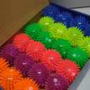24Pcs Light up Bouncy Balls Bulk, Glow in The Dark LED Flashing Balls for Kids Adults Dogs, Squeaky Dog Toys, Durable Toys, Large Dog Toys for Aggressive Chewers