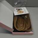 Hair Extensions, 10" Short Clip in Hair Extensions 4PCS Straight Natural Soft Synthetic Hairpiece for Women- Light Brown with Highlights