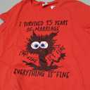 Crystal Wedding I Survived 15 Years of Marriage T-Shirt M 