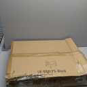 Lerliuo Large Printer Stand with Storage, 23.6"W x 18.9"D x 30.2"H, 5-Adjustable Shelf Heights Mobile 3 Tier Table with Lockable Wheels, Industrial Rolling Printer Cart, Black Stands for Home Office