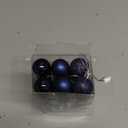 30ct Christmas Ball Ornaments, 1.18" Shatterproof Christmas Tree Decorations, Perfect Hanging Ball for Indoor/Outdoor Holiday Party Decor (Dark Blue)