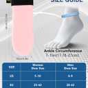 highco Ankle Ice Pack Wrap for Swelling and Injuries Recovery,Reusable Gel Ice Pack for Foot and Ankle,Ice Cold Compression Sock for Foot Heel Wrap,Tendonitis,Plantar Fasciitis,Swelling,Sprained,Pink