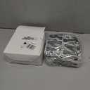 104 Pcs Chenille Letters Patches Iron on Large 3.2 H x 2.4 W College Letters Patches Embroidered Trimmed Preppy Alphabet for Clothing Repairing(White, Black)