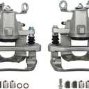 Chefull Rear Left Right Disc Brake Calipers With Bracket 18B5177 18B5176 Compatible For Dodge Journey 2009-2012
