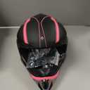 Youth Dirt Bike Helmet DOT Approved, Adult Full Face Motocross (Pink, XS)