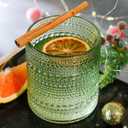Kate Aspen Sage Green Hobnail Beaded Drinking Glasses Set of 6-10 oz Vintage Glassware, Holiday Entertaining Drinkware, Water & Cocktail Glasses - Great Christmas or Hostess Gift