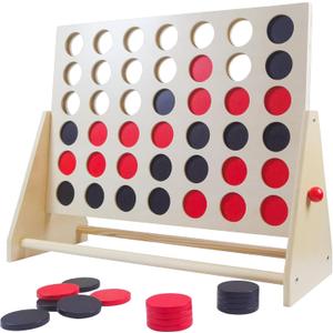 GOTHINK Giant Four in a Row Game 1.9Ft Four in a Row Connect Game for Kids, Adults, and Family