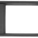 Front Bumper Cover Lower Grille Trim Panel Cover Trim End Kit Fit For 2018-2020 Ford F150, Black