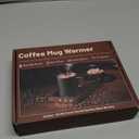 Mug Warmer - 36W Coffee Mug Warmer for Desk with Temperature Display, 2-12Hrs Auto Shut Off, Smart Candle Warmer - Ideal Coffee Gifts Accessories Keep Beverages Coffee Warmer (Wood)