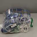 Electric Blanket Heated Twin, Soft Flannel 62"x84" Plaid Heating Blanket with 8 Hours Auto Off 10 Fast Heating Levels Machine Washable Sherpa Heated Blanket with Overheating Protection (Dark Blue)