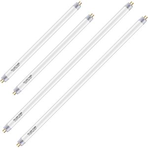 12-inch F8T5 and 21-inch F13T5 Cool White Set LED Replacement Bulbs, 4100K, Replace Fluorescent Bulb with LED, Replacement Tube for Counter and Cabinet Fixture (4-pack mixed)
