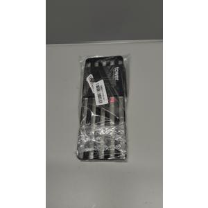 Yamazaki Home Tower bathroom trays, One Size, Black (9.5" x 3.5" x 0.6")