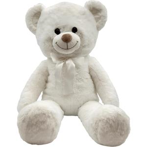 Jumbo Bear Plush 36in White