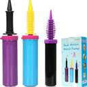 Balloon Pump, 3-Pack Can inflate Balloons in Both Directions Balloon Pump Hand, Fits160 260 Magic Foil Round Balloons, Easily Inflates for Families