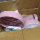 JoyRydz 6V Electric Baby Balance Bike with Bubble Machine,4 in 1 Toddler Balance Bike w/Remote Control for 1 Year Old Boys Girls Kids Bubble Bike Ride on Toys w/Powered Motor,Music,LED Lights (Pink)