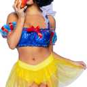 Leg Avenue Women's 3 Pc Bad Apple Snow White Costume