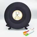 Vinyl Record Sweet 13 Birthday Decorations 11.6"X11.6", 13th birthday decorations Party Favor Sign Poster, 13th Birthday Guest Book Alternative, Great Sweet 13 Gifts for Girls or Boys (13 Years Old)