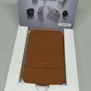 ESR Magnetic Wallet, Compatible with MagSafe Wallet with Adjustable Stand, for iPhone 17e/17/16/15/14/13/12 Series, Not for iPhone 13/12 mini, 3 Card Holder, Vegan Leather, Brown