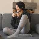 BAMBOO COOL Men's Crew Socks Bamboo Viscose Breathable Rib Dress Socks For Men, Casual Lightweight Comfort 6 Pack (M)