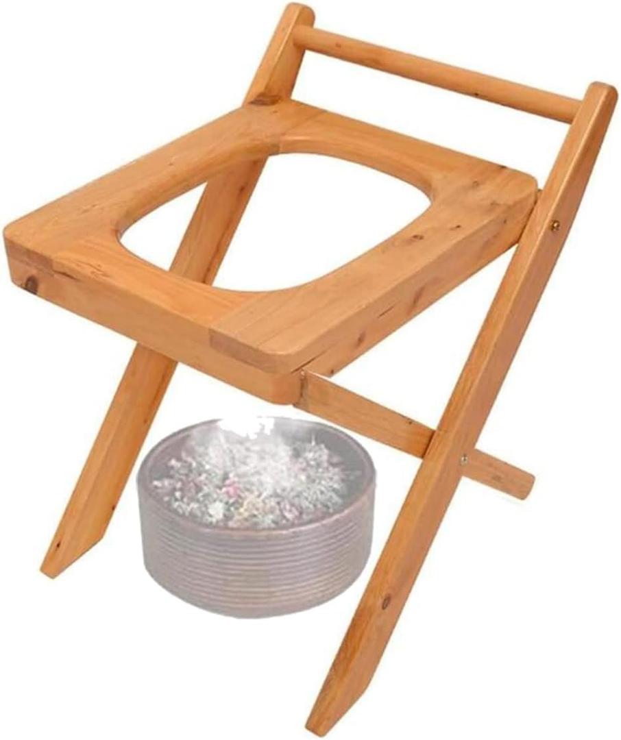 Wooden Steam Seat with Four Legs,Foldable Yoni Steamer Chair,Yoni Seat Kit,Anti-Skid Shower Stool,V Steam Seat Kit for Women V Cleaning and Tightening,Postpartum Care 15.7" H(No Steamer)