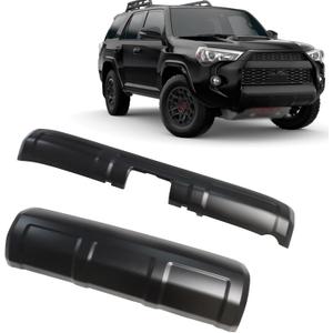 2pcs Front & Rear Bumper Lower Valance Panel Molding Compatible with 4Runner 2014-2023 Matte Black Lower Valance Panel