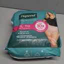 Depend Fresh Protection Adult Diapers, Incontinence & Postpartum Bladder Leak Underwear for Women, Disposable, Maximum, Extra-Large, Blush, 15 Count