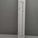 Weatherproof Outdoor Retractable Gate for Dogs with No Rust Stainless Steel Screws and Rods, 55" Wide Waterproof Retractable Baby Gates, Scratch-Resistant Mesh Safety Outdoor Pet Gate for Deck, Black (35" X 55")