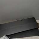 24x8x1.6 inch Floating Shelves Set of 2 Solid Wood Rustic Black Wall Mounted Shelf for Kitchen, Bathroom, Living Room