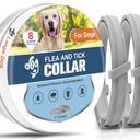 Flea Collar for Dogs, Tick and Fleas Collar for Large Dog, Adjustable Dog Tick Collars for Medium & Large Breeds, Sturdy with 8 Months Protection-Pack of 2