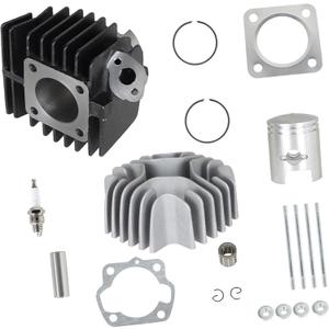 Piston Rings Cylinder Gasket Top End Kit Replacement for Suzuki 50 Lt-A50 LT-50 2002 2003 2004 2005