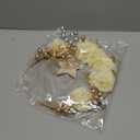 Eid Ramadan Mubarak Wreaths Ramadan Decorations for Home Front Door Eid Decor Round Metal Hoop Floral Hanging Garland for Wall Window Indoors Outdoor Farmhouse Decor (Cute)