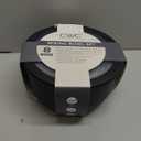 COOK WITH COLOR Prep Bowls with Lids- Wide and Deep Nesting Plastic Small Mixing Bowl Set with Lids, 8 Piece Set - Deep Bowls, Black/White