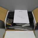 IBUYKE Floating TV Stand Wall Mounted with Power Outlet,Modern Wood Wall Mounted Media Console Shelf,Floating Entertainment Center for Under TV Storage for Living Room Bedroom Office,Black WST001B-