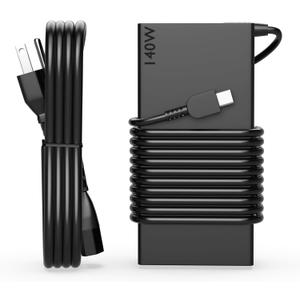 GKLSPL Slim 140W USB C Laptop Charger Compatible with Lenovo IdeaPad Pro 5, Legion Slim Pro 7 Pro 9 Yoga Pro 7 Pro 9 Yoga 9i, Legion 9, Legion Pro 5 5i 7 7i, ThinkPad Z16, Yoga Slim 7 5 Black, ADL140YDC3A
