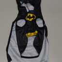 DC Comics Batman Dog Costume, Size Small | Official Batman Costume for Pets Halloween, Black