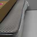 Stainless Steel Cat Litter Box with Lid, 24" L x 16" W x 11.8" H, Large Cat Litter Box for Multiple Cats with High Sided, No-Leak & Stick, Easy to Clean, Includes Litter Mat & Multi Functional Scoop