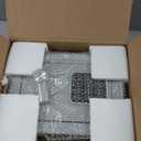 SereneLife Heavy Duty 9.1 x 6.7' Electronic Safe Box | Digital Touch Pad Lockbox with Code 2 Keys | Small Safe Box for Home/Office, Secure Cash, Jewelry, Firearms | Wall/Floor Mountable (Silver)