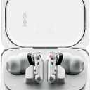 Nothing Ear (a) Wireless Earbuds, 45dB Hybrid Noise Cancelling Earbuds, Hi-Res Audio, Advanced Equaliser, Dual Connect, 6 Mics, 42.5H Playtime Ear Buds Wireless Bluetooth, White