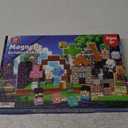 Magnetic Blocks - 150PCS Magnetic Building Blocks Cubes Adventurer, Magnet Toys for Kids Age 3+, Toy Building Set for Kids, Magnets Stacking Construction Birthday Gifts for Boys Girls Age 4-8, 8-12