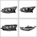 munirater Headlight Assembly Headlamp Replacement for 2020 2021 2022 Rogue Sport Driver Left Side 26060-6MR0A