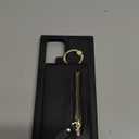 for Samsung Galaxy S22 Ultra Phone case with Card Holder with Compatible magsafe Magnetic, Key Chain PU Leather Flip Kickstand Detachable 2-in-1 Wallet case Women Men-Black