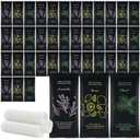 Moist Cotton Towel Bulk Moist Towelettes Individually Wrapped 8.7" x 8.7",White Towel Services,Refreshment Pre Moistened Towels Lavender, Lemon and Mint for Sport Party Spa （pack of 30)