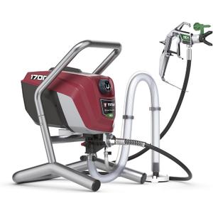 Titan Tool 0580009 ControlMax 1700 High Efficiency Airless Paint Sprayer, HEA Technology decreases Overspray by up to 55% While Delivering Softer Spray