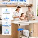 Waterdrop G2P600 Reverse Osmosis System, TDS Reduction, 7 Stage Water Filtration, NSF/ANSI 372 Certified, 600 GPD Tankless RO Water Filter System, Under Sink, 2:1 Pure to Drain