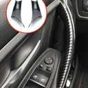 Gelunxin Door Pull Handle Cover for BMW 320,328,330,335,M3 2012-2018 & BMW 428, 435,M4 2014-2017 (Left Front+Right Front, Carbon Fiber)