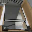 Vanity Bathroom Mirror for Wall, 2 Pack 30"x20" Arched Bathroom Mirror for Over Sink, Arched Metal Frame for Bedroom, Living Room, Entryway, Hanging or Leaning, Black