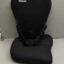 Seat Cushion & Lumbar Support Pillow Set for Office Chair, Ergonomic Pillow for Sciatica Pain Relief, Memory Foam Back Support Pillow & Chair Cushion for Car seat, Desk Chair (Black)